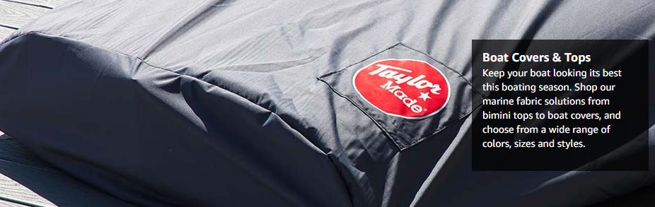 Taylor Made Products 42703OG Hot Shot Bimini BoatTop -SIZE: 6' x 42" x 79" - 84" Beams, Charcoal Grey