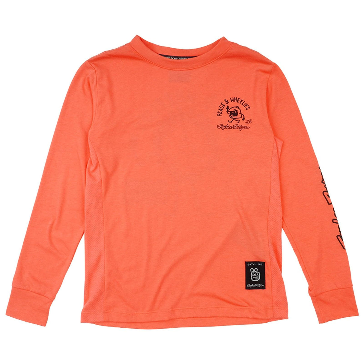 YOUTH SKYLINE RIDE LONG SLEEVE TEE; P&W MELON MD