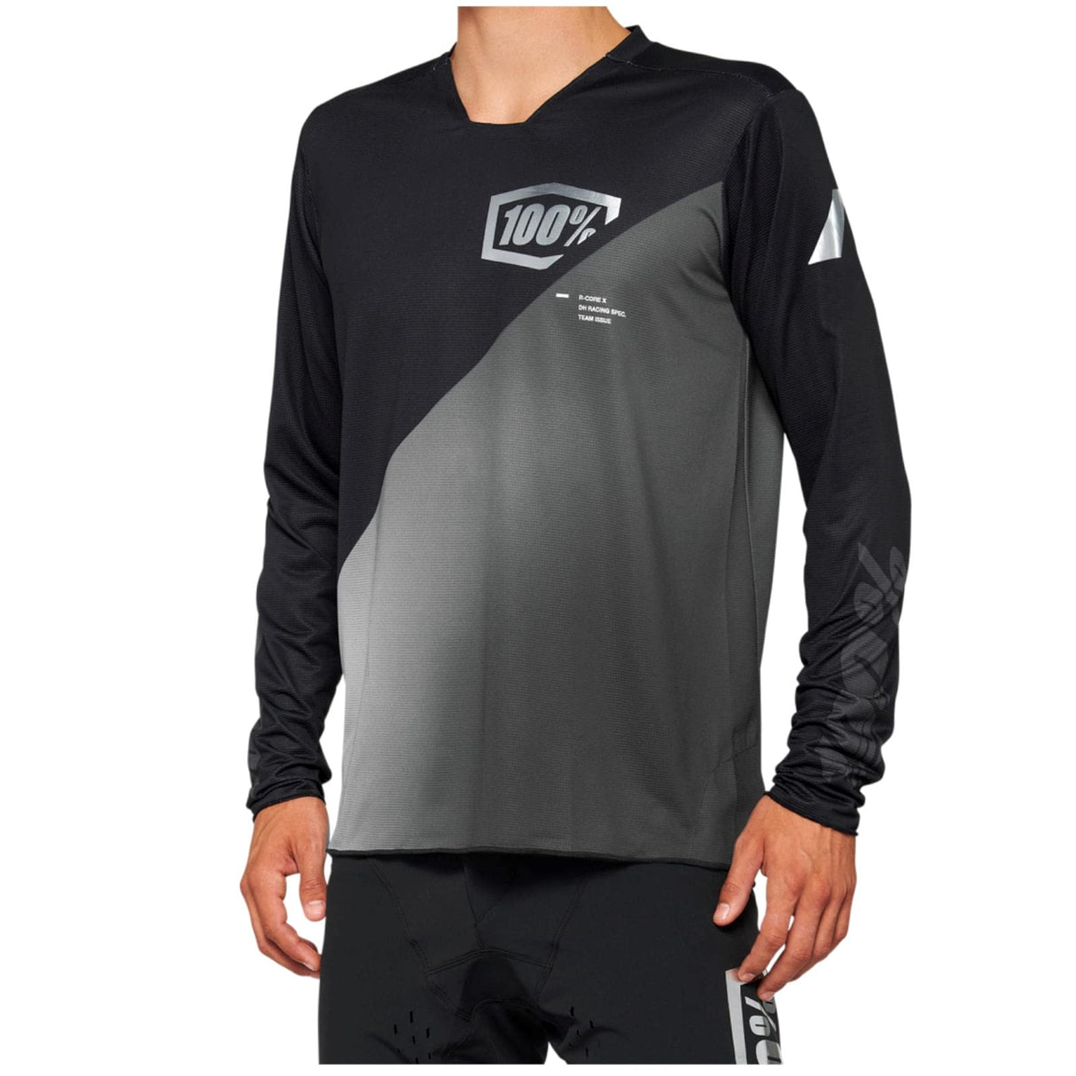 100 Percent - 100% Rcore X Ls Jsy Blkgry 2Xl (40000-00004)