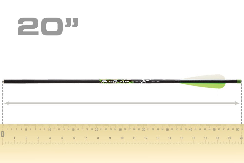 Carbon Express 52140 Piledriver 20" Crossbolt Moon Nock 6 Pack