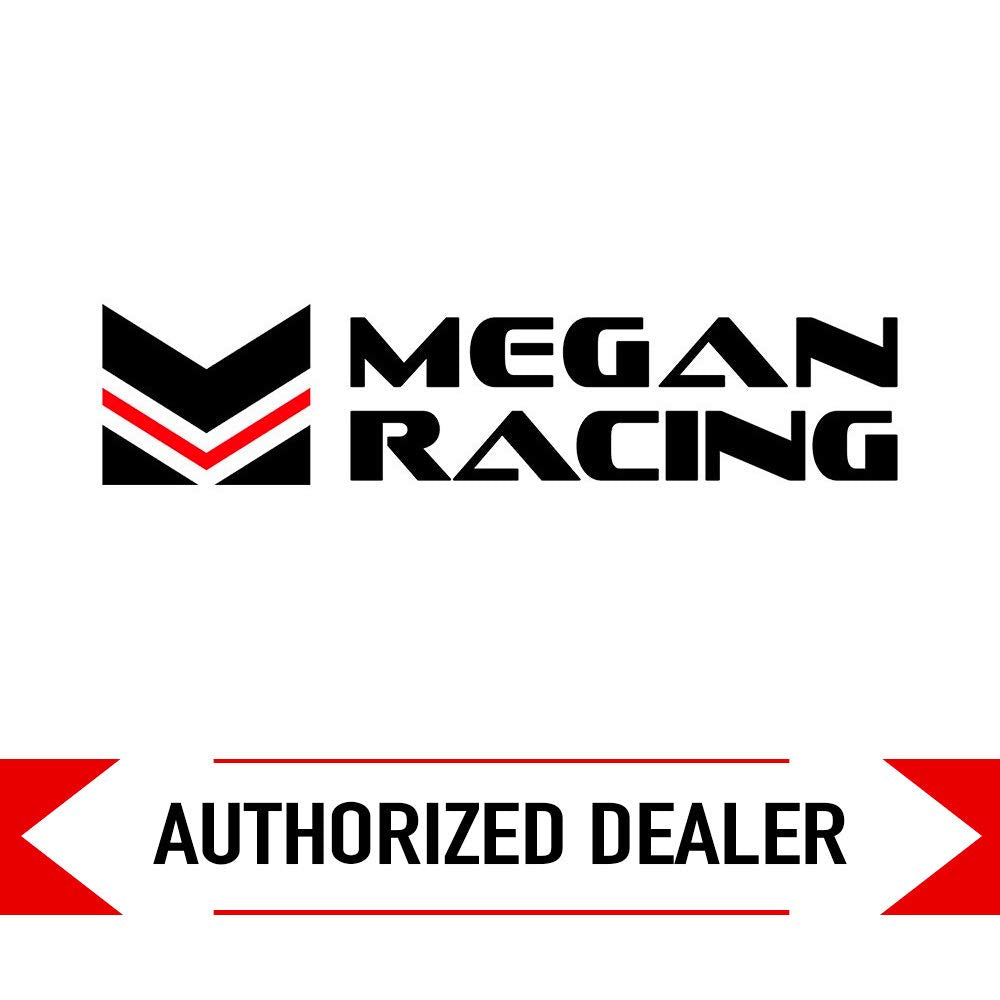 Megan Racing MR-MU-OVA-B 2.5" Inlet 3.5"x2.5" Dual Oval Stainless Steel Tips