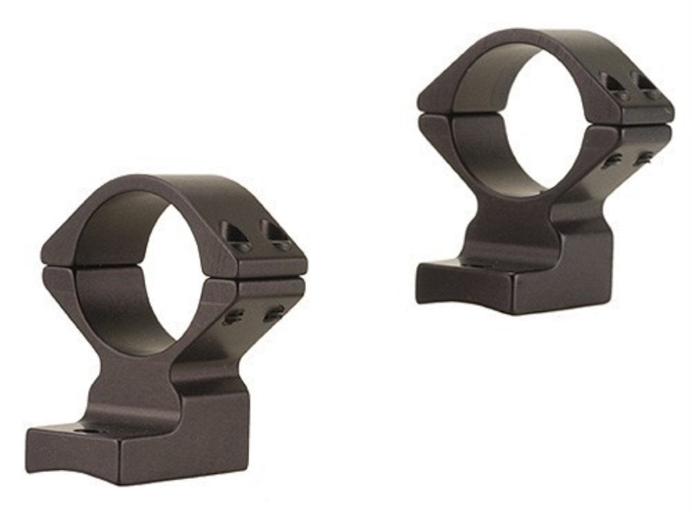 Talley 930734 1" Low Weatherby Vanguard Scope Mounts -Black Anodized