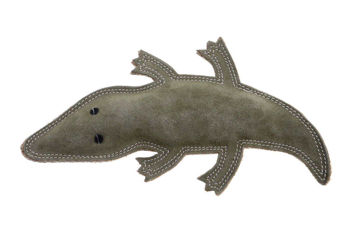 Outback Tails OTTOYSUEDECROC Steve The Suede Croc -A Premium Dog Toy