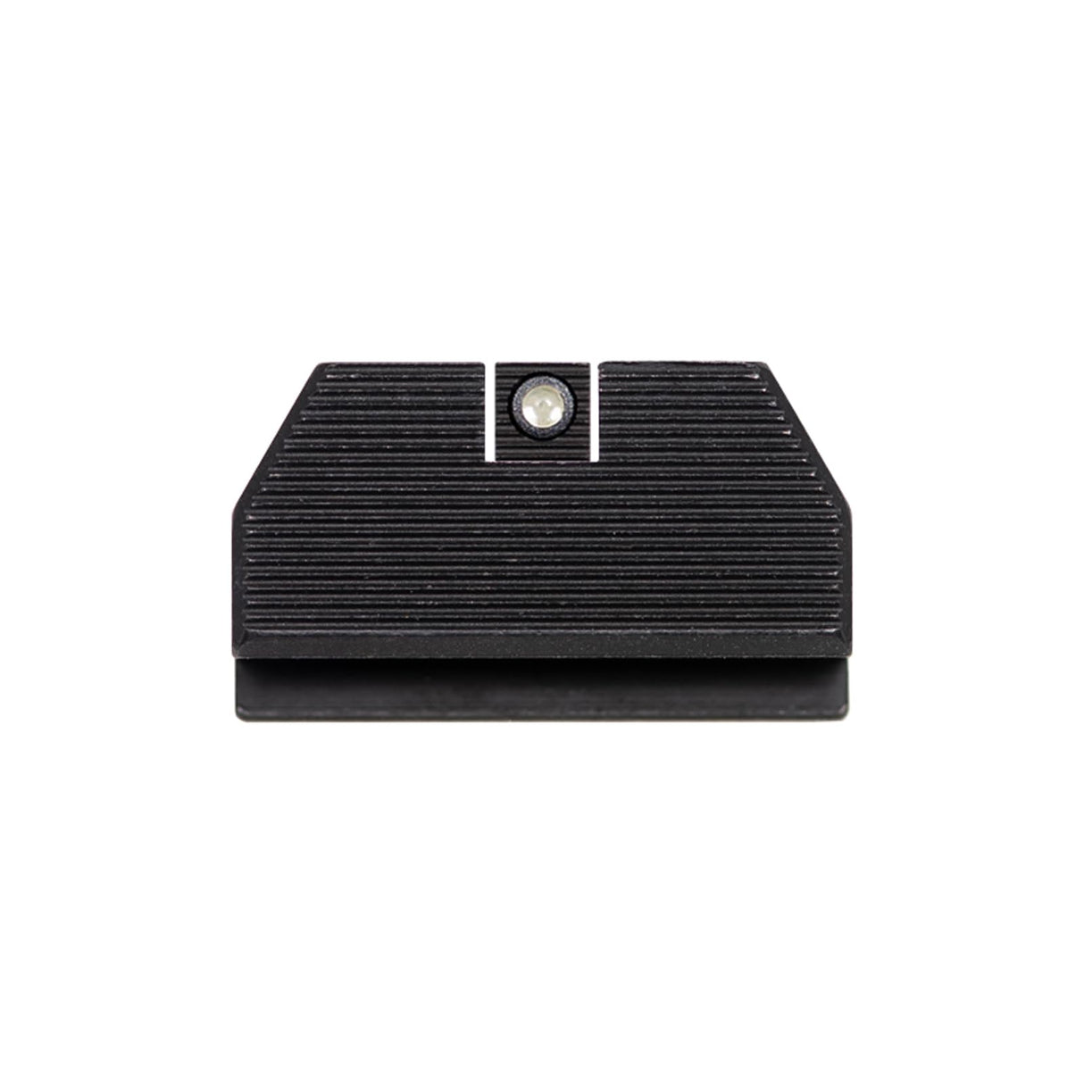 Night Fision CZU-077-286-355-ZGZX Optics Ready Stealth Night Sight Set for CZ P-10 C/F/S - Black Front Ring, Blank Rear Sight