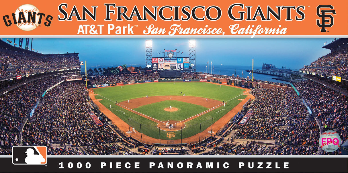 San Francisco Giants 1000pc Panoramic Puzzle