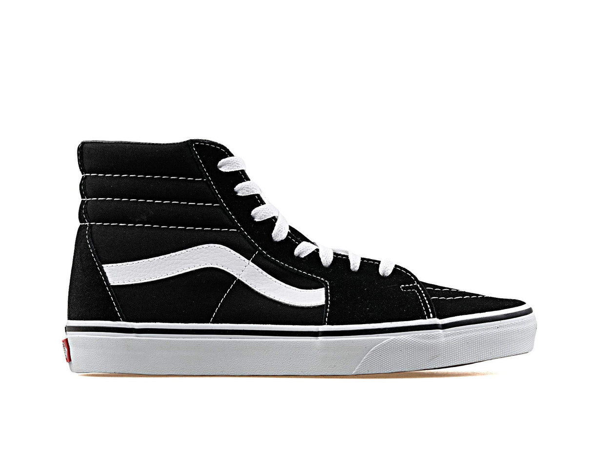 Vans VN000D5IB8C112000M: Men's Sk8-Hi Canvas Sneakers -SIZE: 12 M Men's / 13.5 M Women's, Black/White