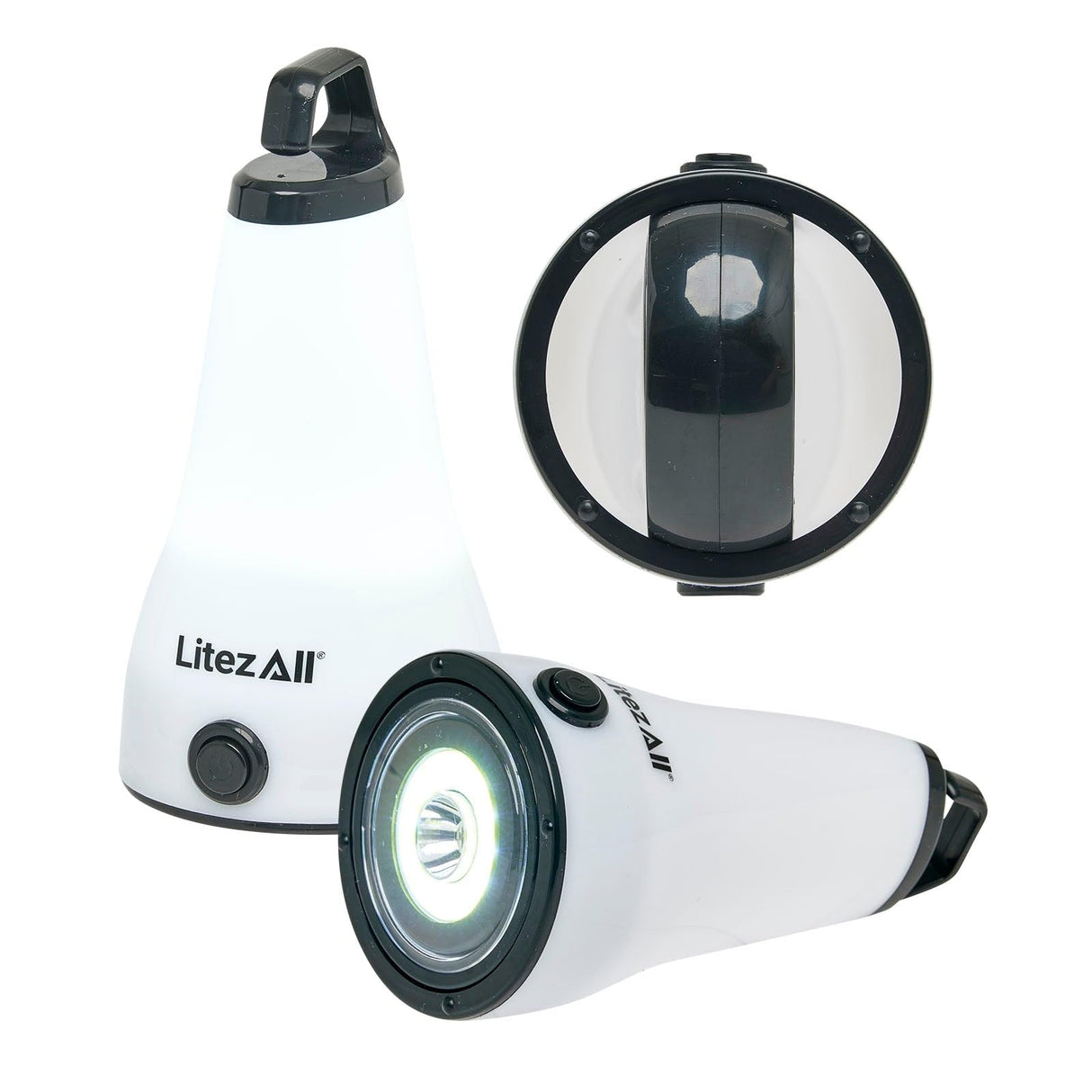LitezAll 26109 2 In 1 Lantern Flashlight