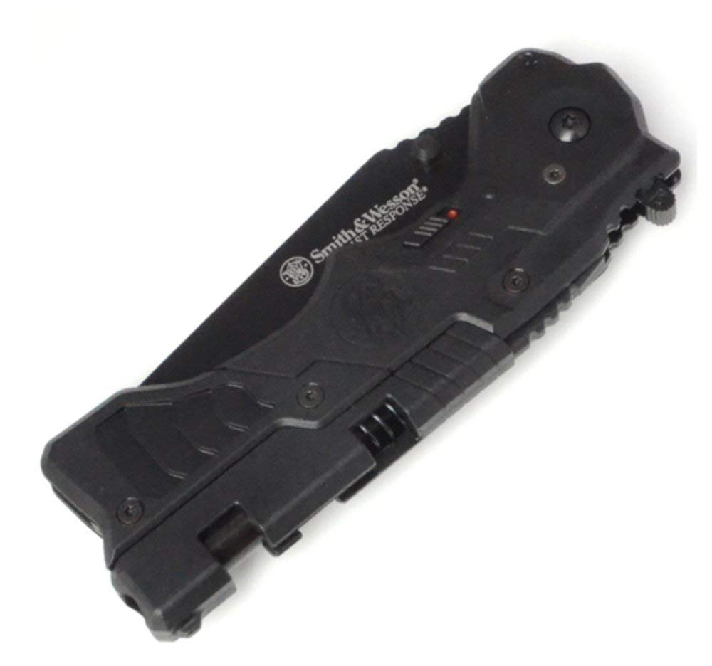 Smith & Wesson SW911B 1st Response M.A.G.I.C. Assisted Opening Liner Lock Folding Knife & Rescue Tool