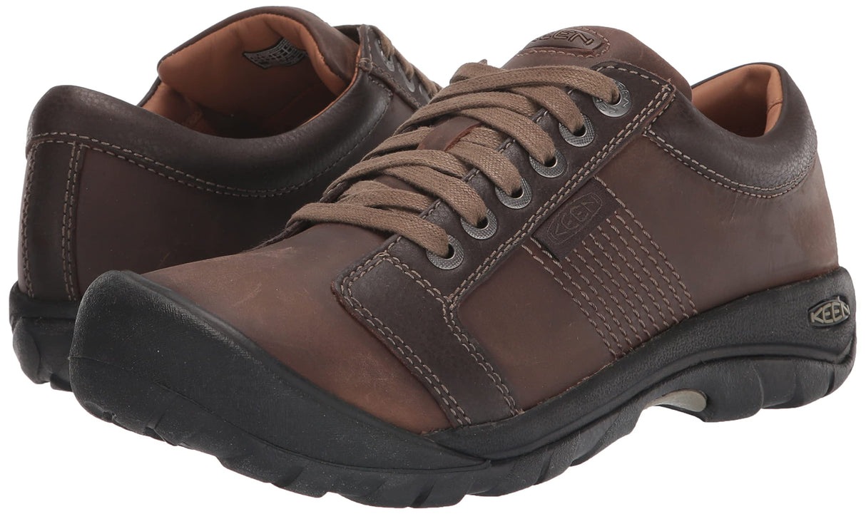 KEEN Footwear 10077228 Men's Austin Shoes -SIZE: 8, Chocolate Brown
