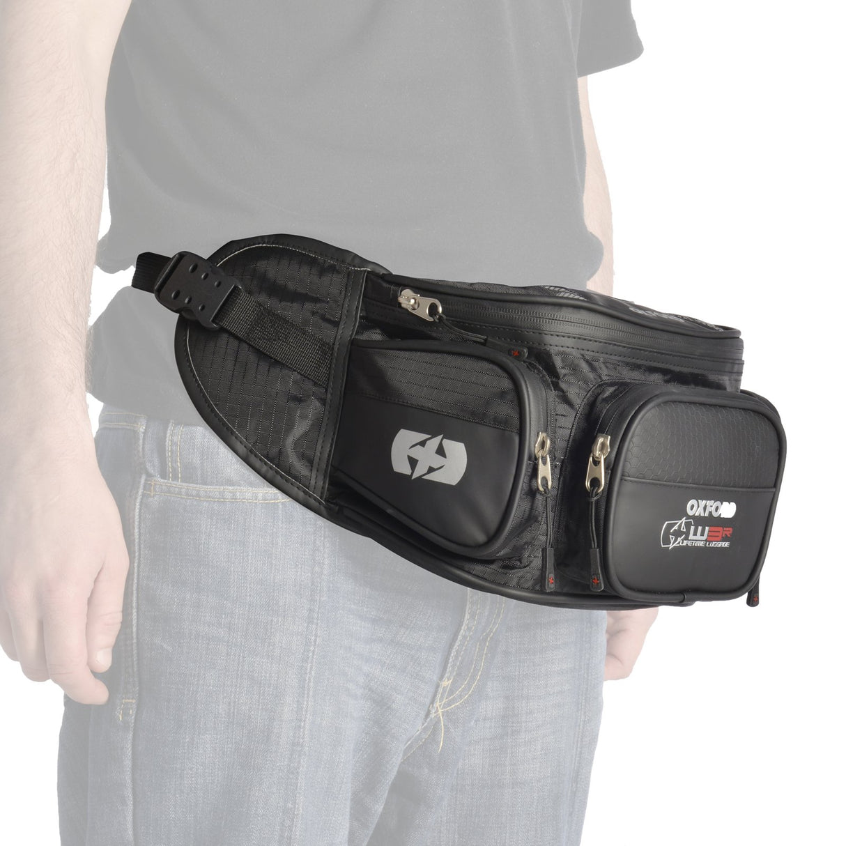 Oxford - XW3R Waist Bag 5.9 in (H) x 6.3 in (W) x 10.23 in (L), Adjustable Waist up to 56"