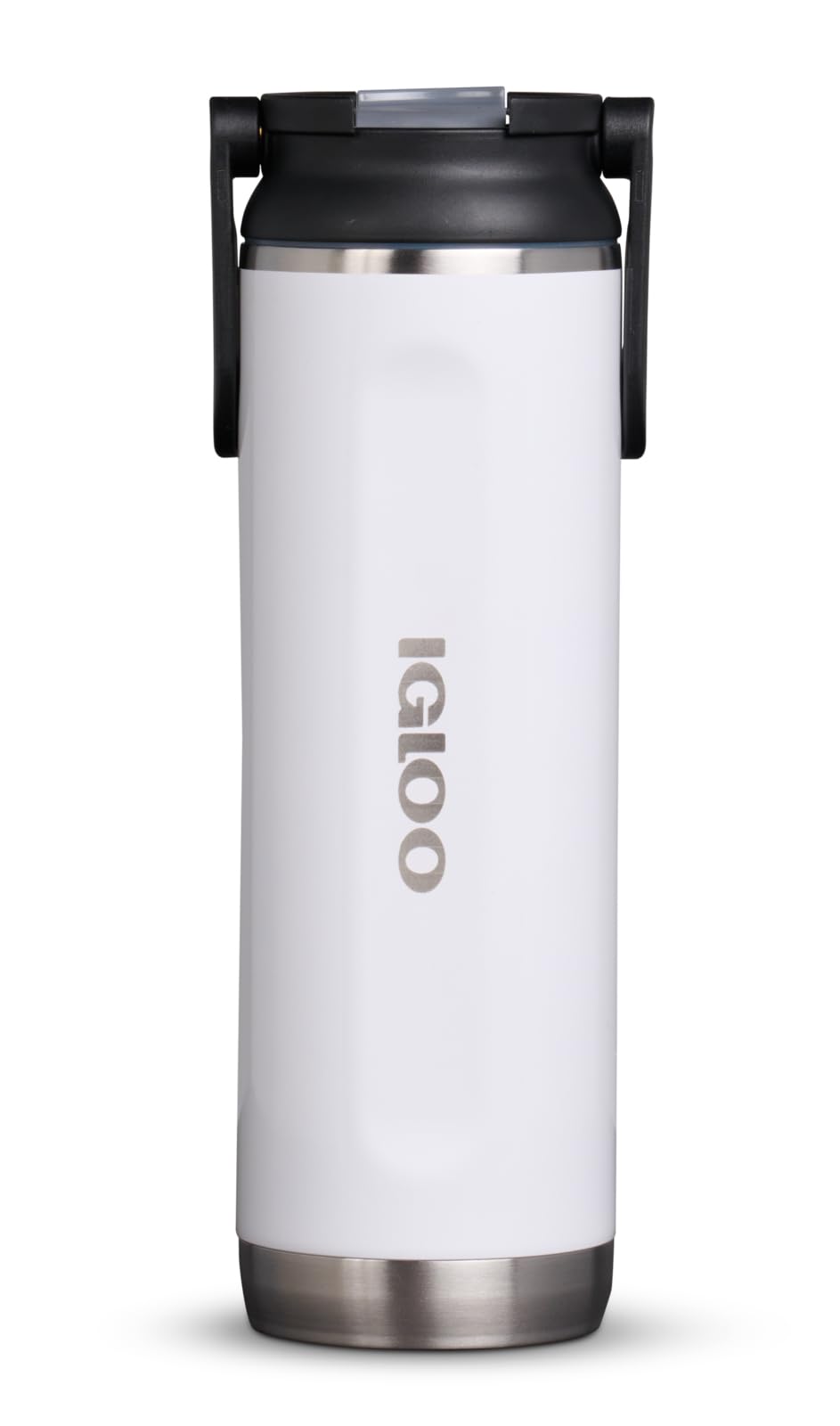 Igloo 00071084 20 Oz Stainless Steel Sport Sipper Bottle (Wht.Sstl )