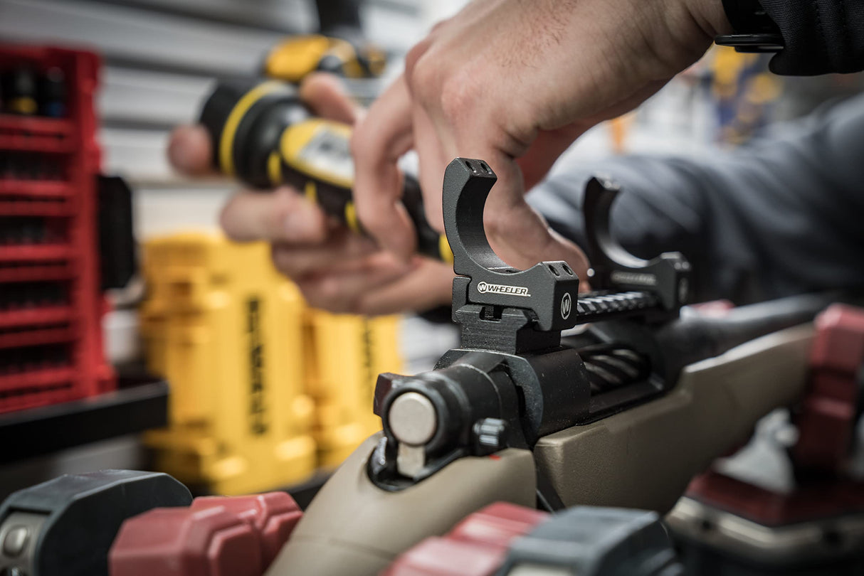 Wheeler 1133749 Sporter Bi-Weaver Style Pic Rings 1" H, High Mount (2 pack)