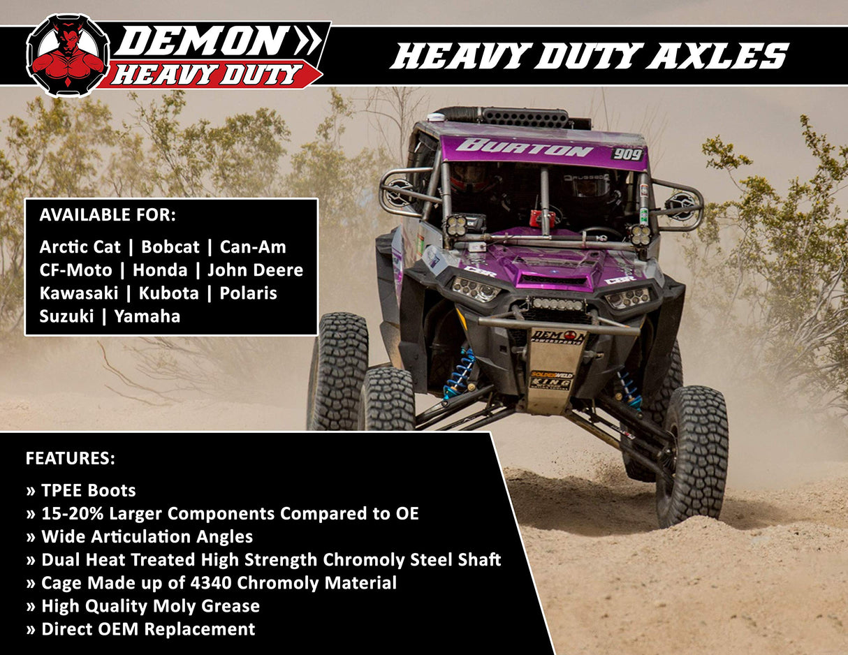 Demon Powersports PAXL-1018HD: ATV/UTV Axle
