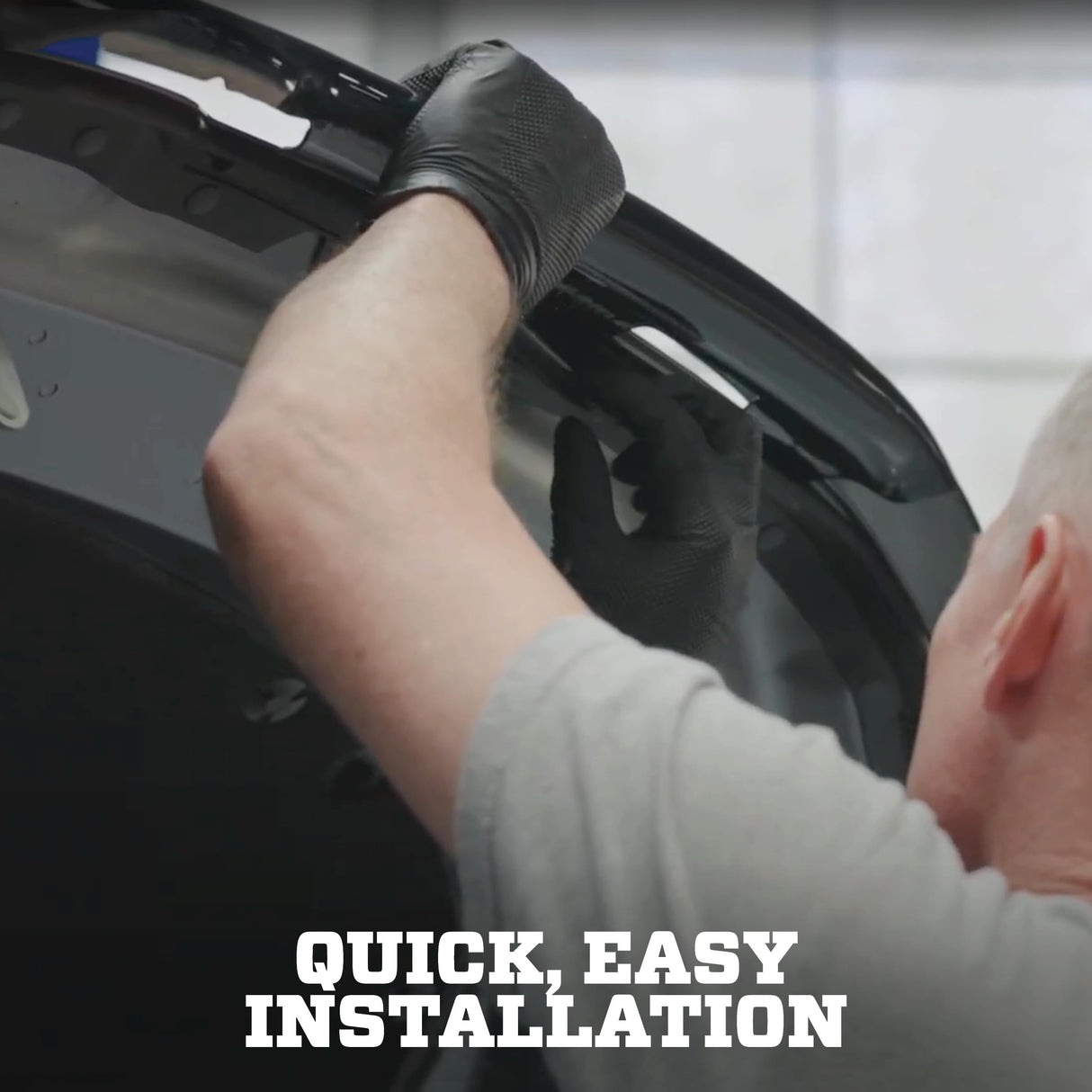 Husky Liners Hood Protector | Fits 2008-2010 Chrysler Town & Country, High Profile/Bug Shield - 1 pc., Smoke | 2815039