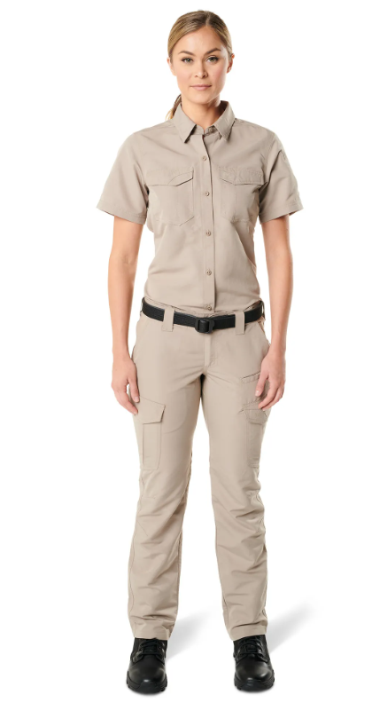 5.11 Tactical 64419-05512-L Women's Fast-TAC Cargo Tactical Pants -SIZE: 12 Long, Khaki