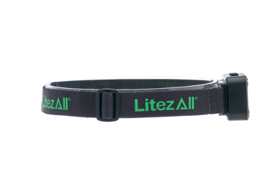 LitezAll 28073: Briteband Low Profile Silicone Headlamp with Inspection Light