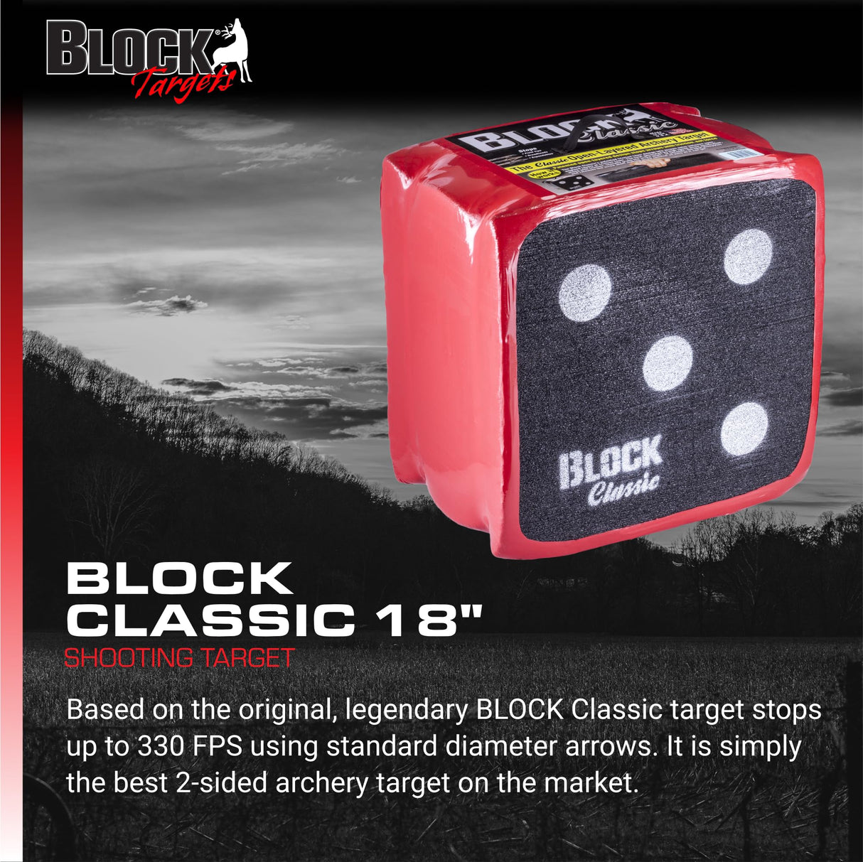 Block Targets B51100 Classic 18 18"x13.5"x18"