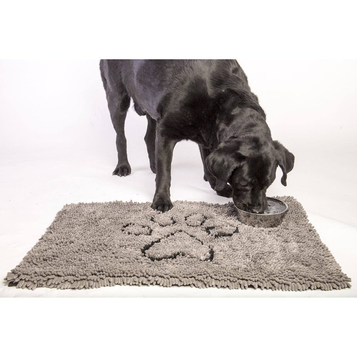 Dog Gone Smart Dirty Dog Microfiber Paw Doormat - Super Absorbent Dog Mat Keeps Paws & Floors Clean - Machine Washable Pet Door Rugs with Non-Slip Backing
