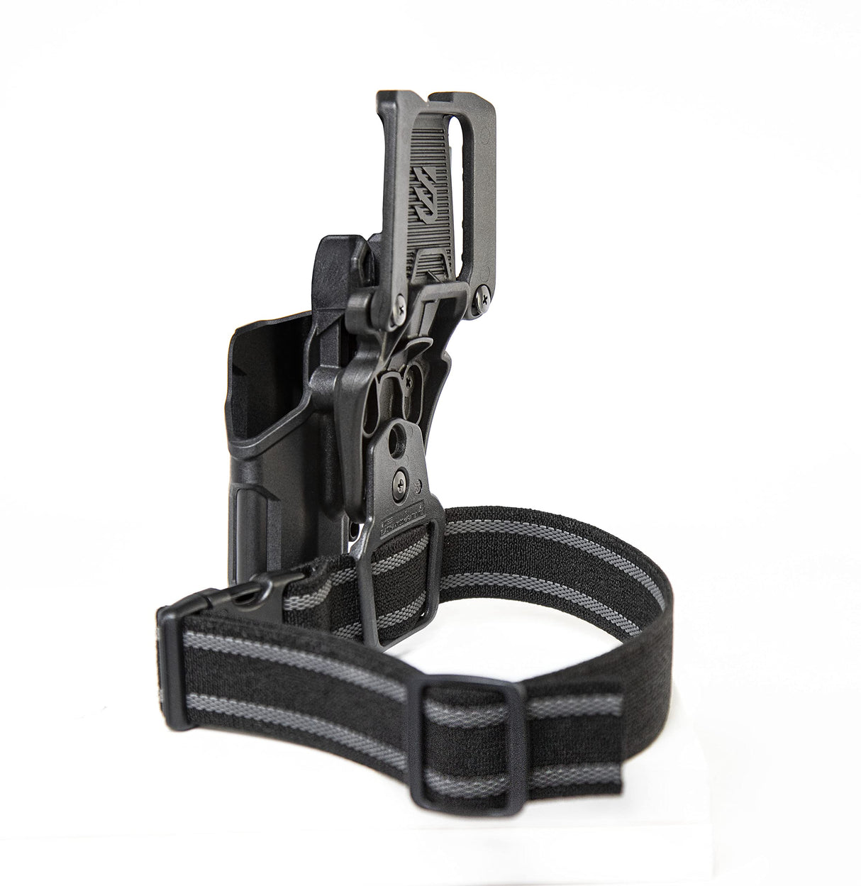 BLACKHAWK! 411200BKR T-Series L2C Overt Leg Strap Gun Holster Kit (Ambidextrous) -Black
