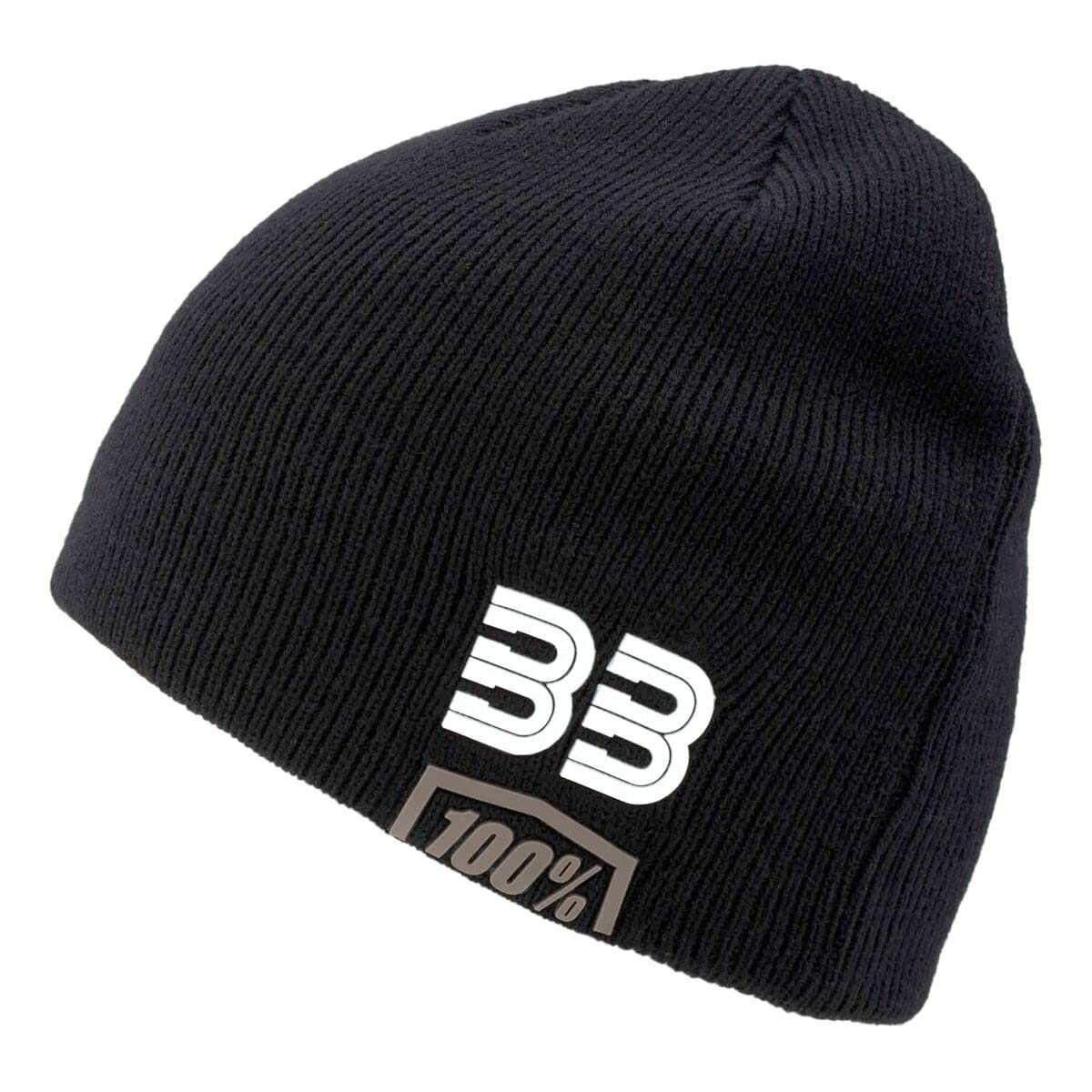 100 Percent - 100% Bb33 Skully Beanie Blk (BB-20125-001-01)