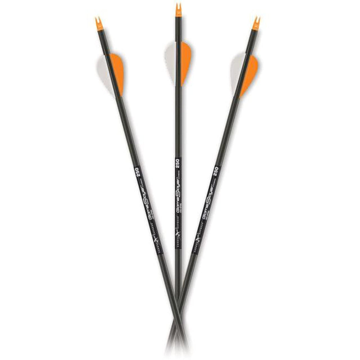 Carbon Express 50838 Game Slayer Carbon 350 - 3Pk Arrows Inserts Installed