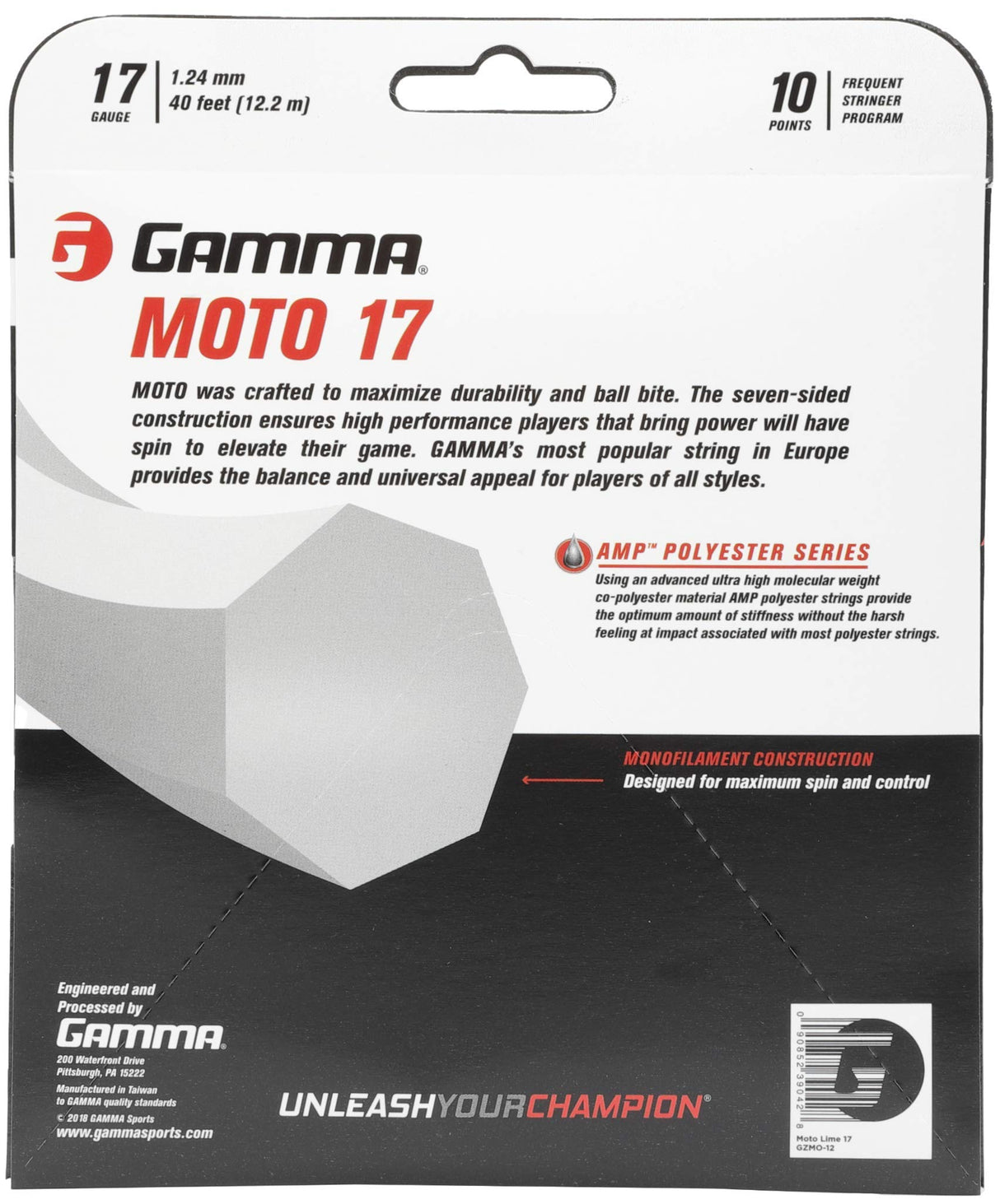 Gamma GZMO12 Moto 17 Lime