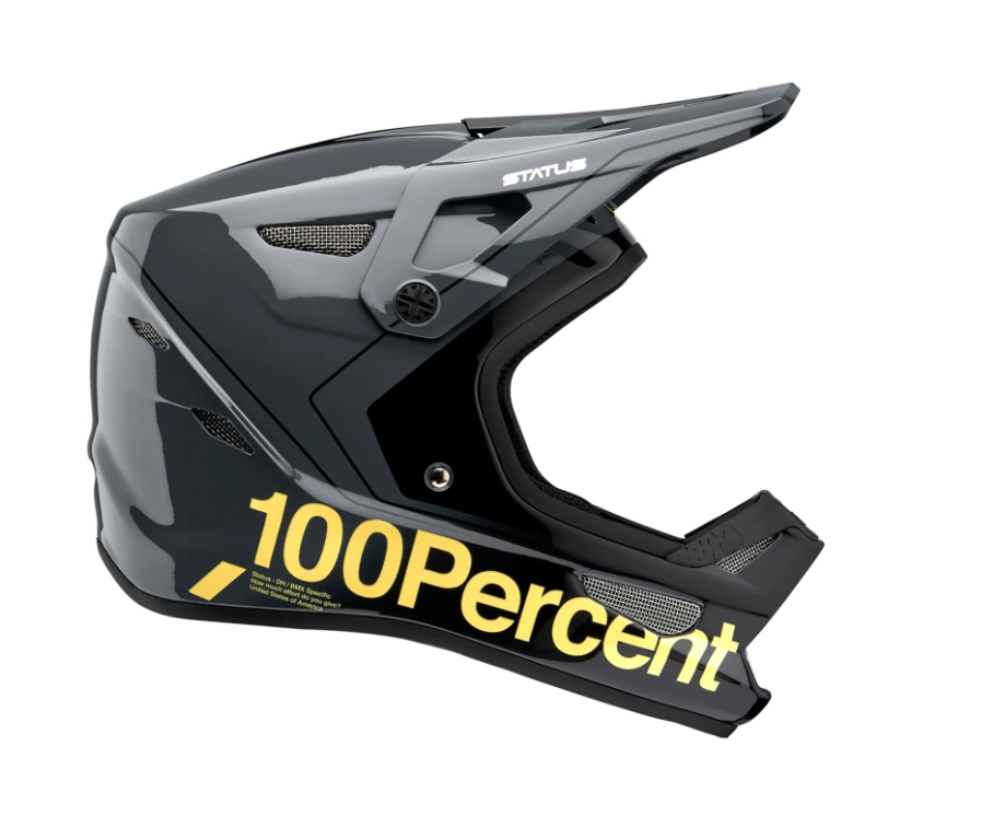 100% 80010-464-09: Status Bike Helmet -SIZE: XSmall, Carby/Charcoal