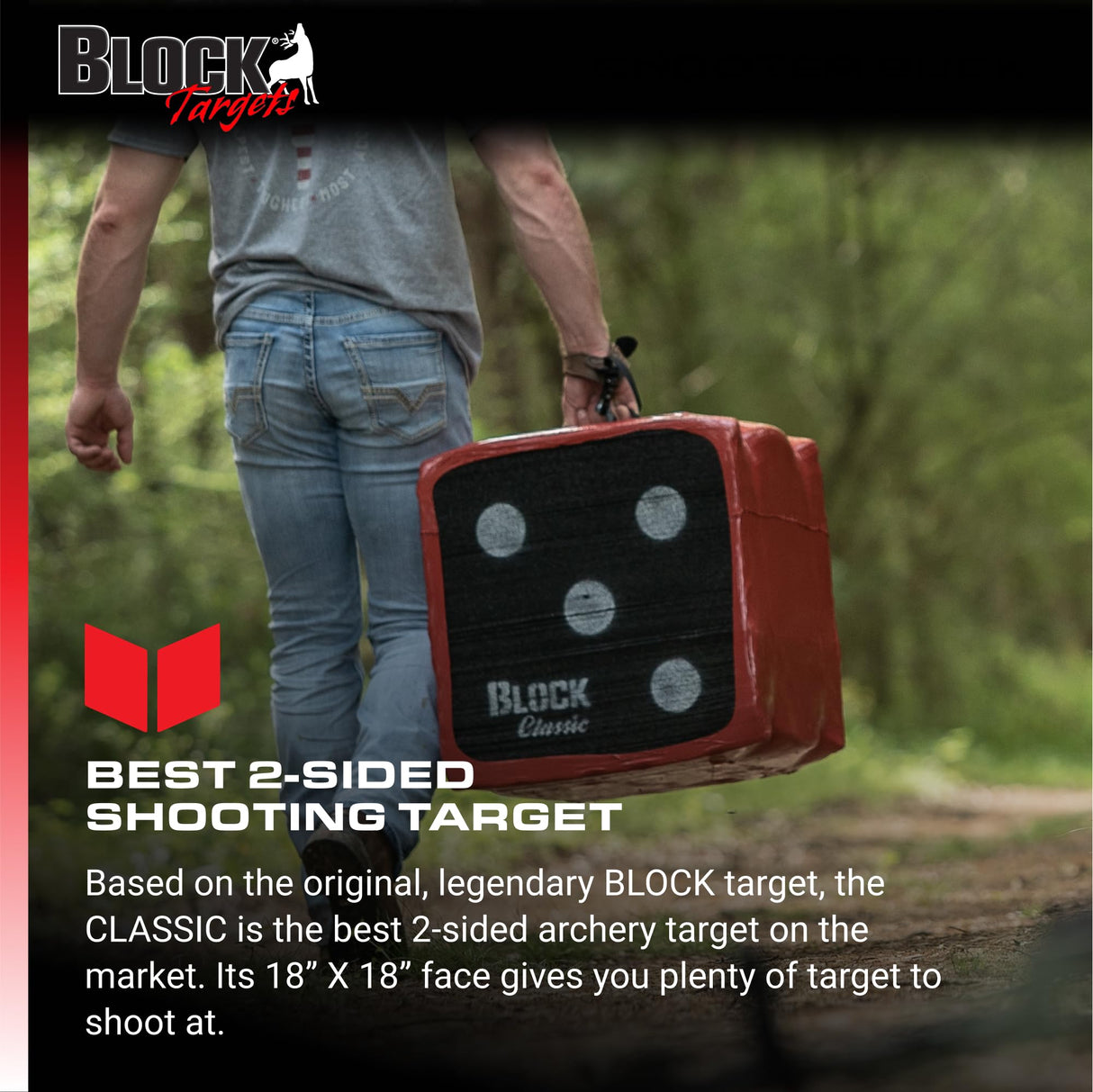 Block Targets B51100 Classic 18 18"x13.5"x18"