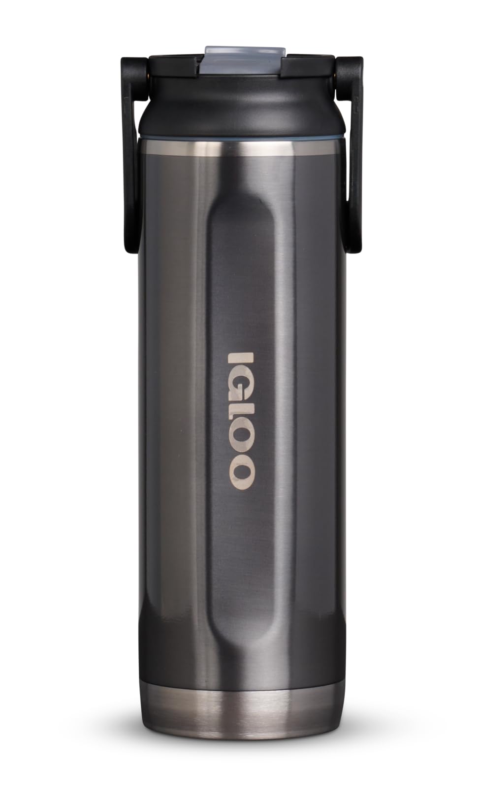 Igloo 00071085 20 Oz Stainless Steel Sport Sipper Bottle (Carbonite.Sstl )