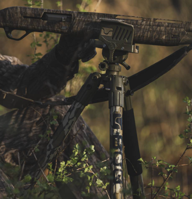 BOG 1164398 Camo DeathGrip Tripod - Mossy Oak Bottomland