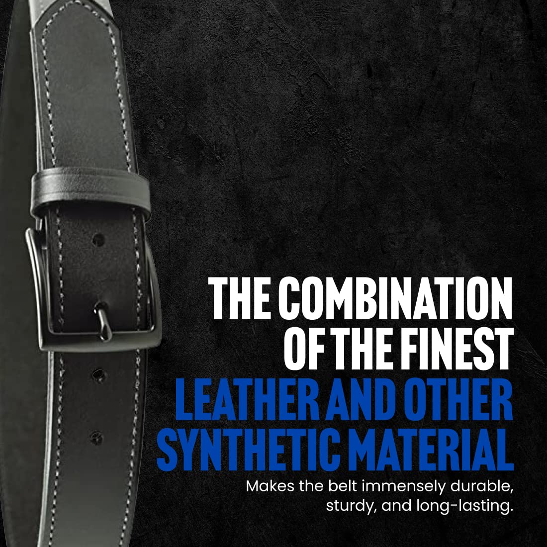 DeSantis 1 1/2 Everyday Belt (EDC), Powder Coated Buckle Closure