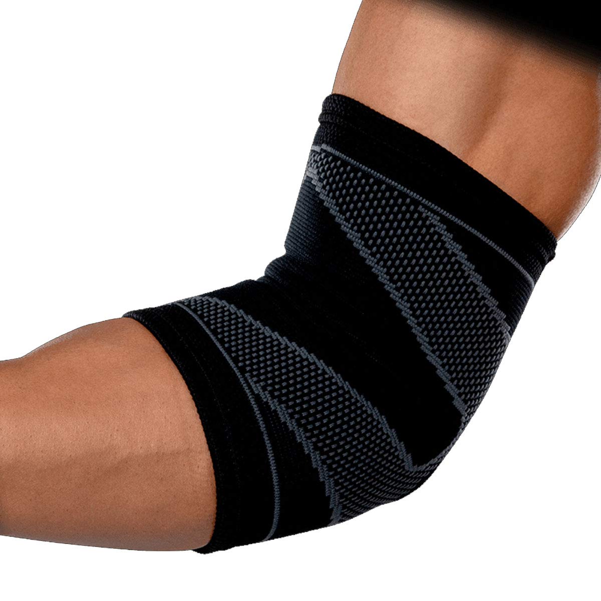 McDavid MD5136-01-33 Elbow Sleeve / 4-way elastic Black Adult-M