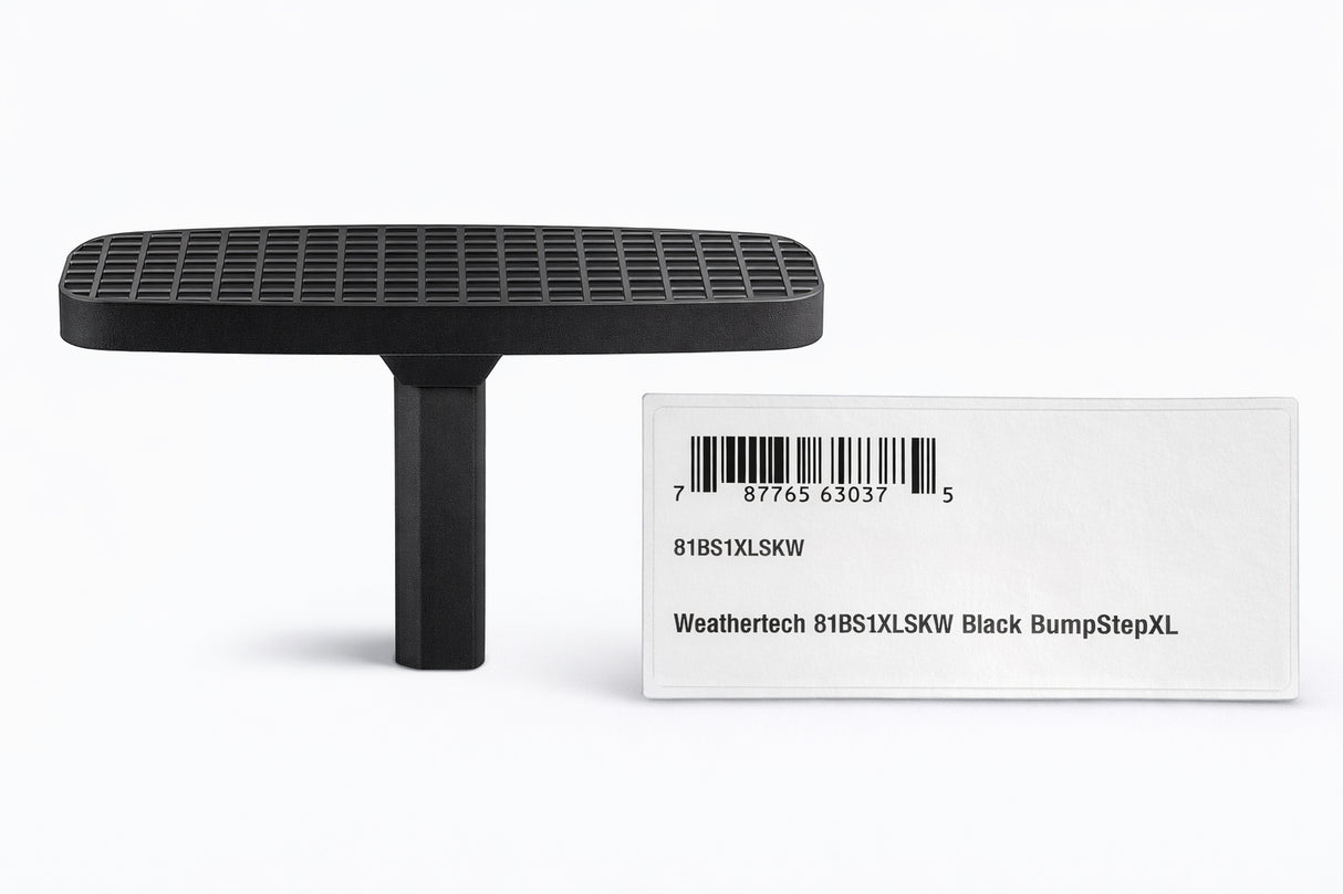 WeatherTech 81BS1XLSKW: BumpStep Receiver Hitch Mounted Step -XL, Black