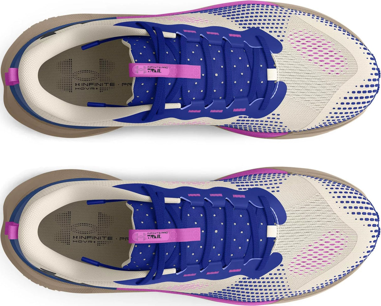 Under Armour 3027202-100-4.5/6: UA Infinite Pro Trail -SIZE: 4.5 Men's / 6 Women's, Summit White