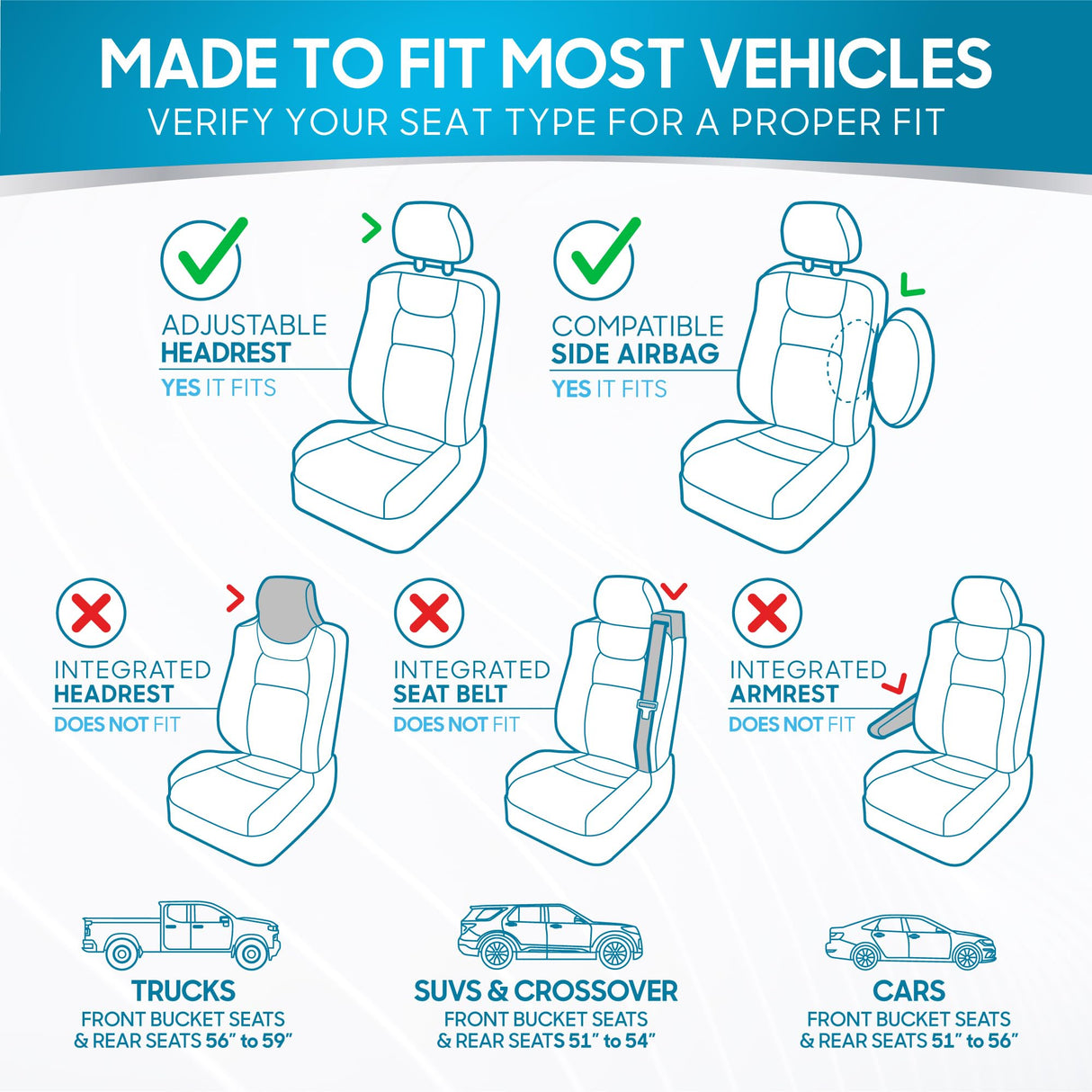 BDK Auto OS-309-GR: PolyPro Car Seat Covers Full Set in Grey on Charcoal Black