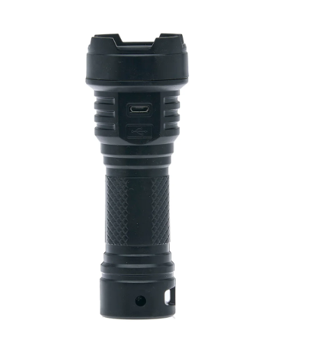 LitezAll 27601 Rechargeable 120 Lumen Flashlight -Black