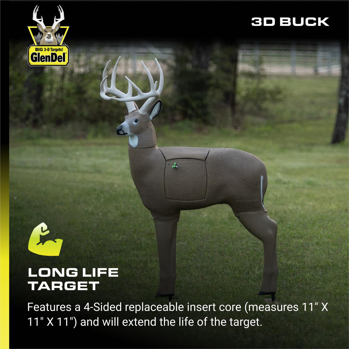GlenDel G71000: Buck w/4-sided Insert Decoy