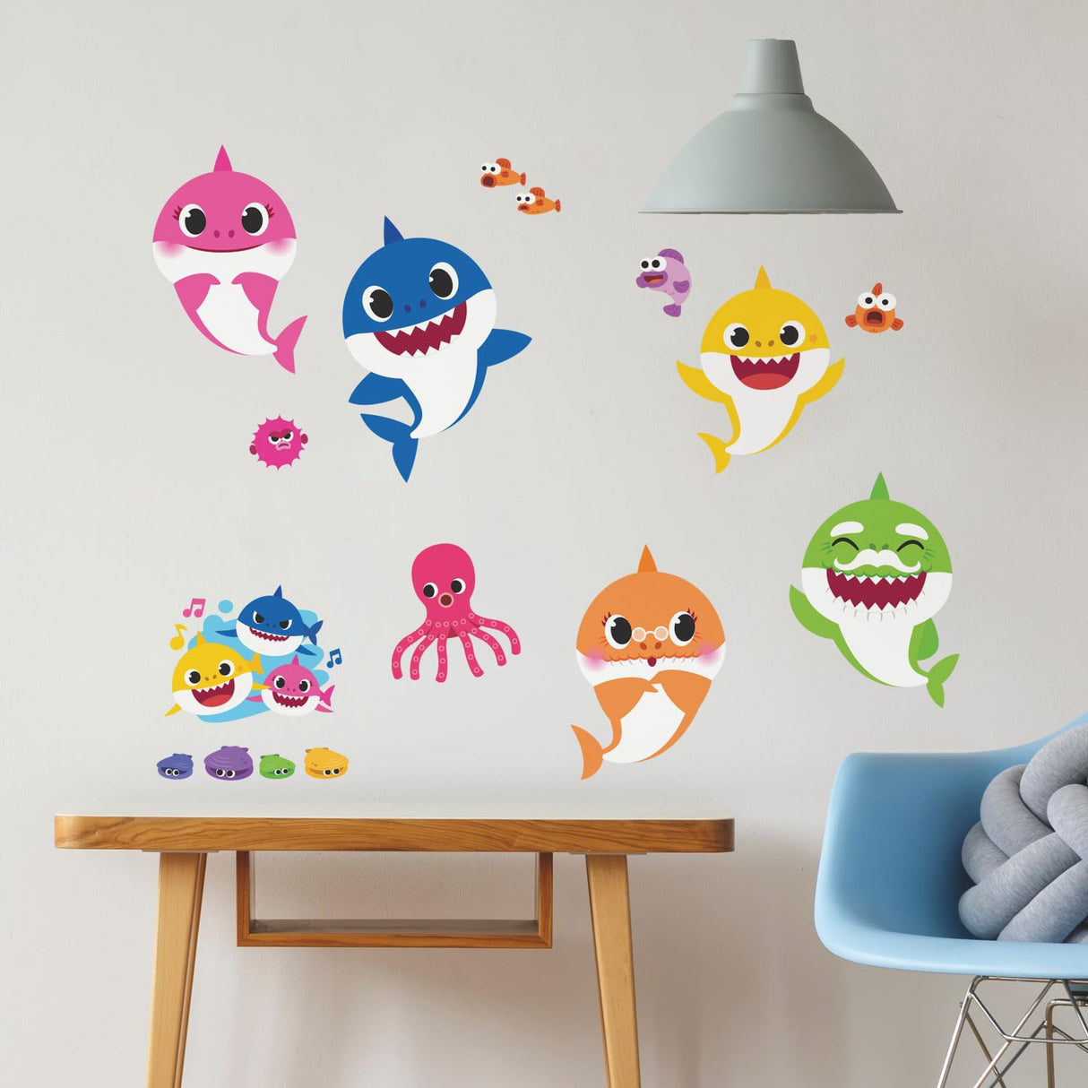 RoomMates Baby Shark Peel And Stick Wall Decals