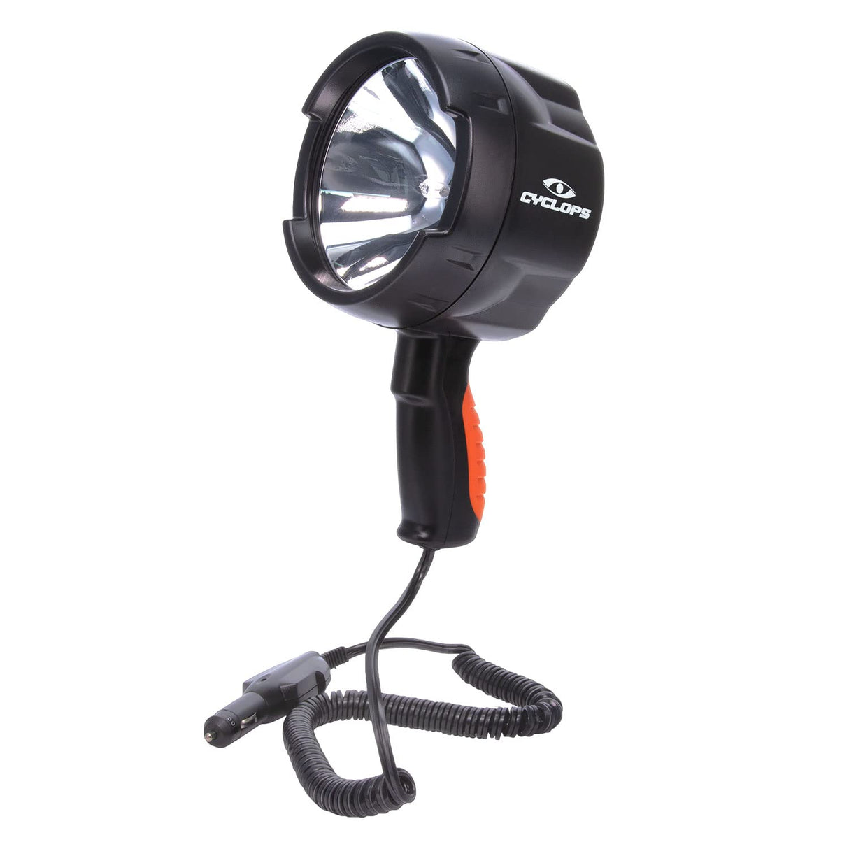 Cyclops CYC-HS140012V:1400 Lumen 12V Dc Halogen Spotlight Blk Body/ Blaze Accent