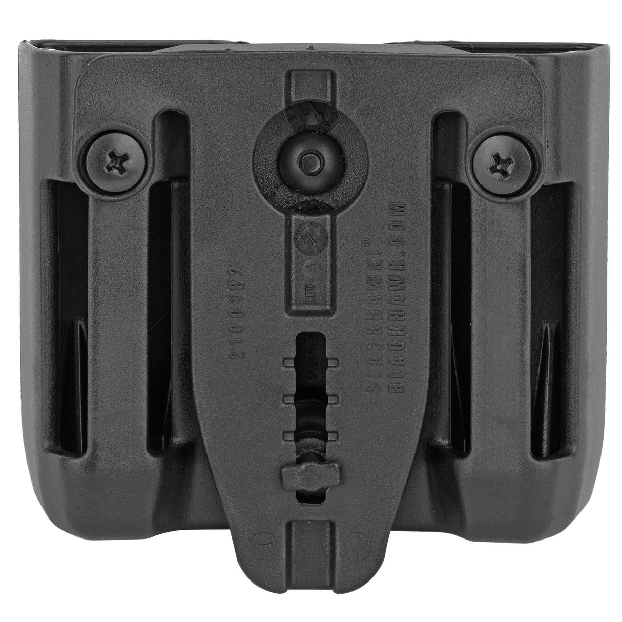 Blackhawk 410610PBK Injection Molded Double Stack Mag Case -Double Row (FITS: 9mm/.40cal/.45cal/10mm/.357 Sig) -Matte Black