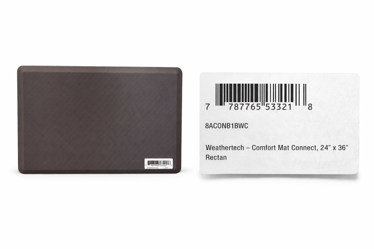 WeatherTech 8ACONB1BWC: 24" x 36" Comfort Mat Connect -Middle Mat, Cocoa -Woven Texture