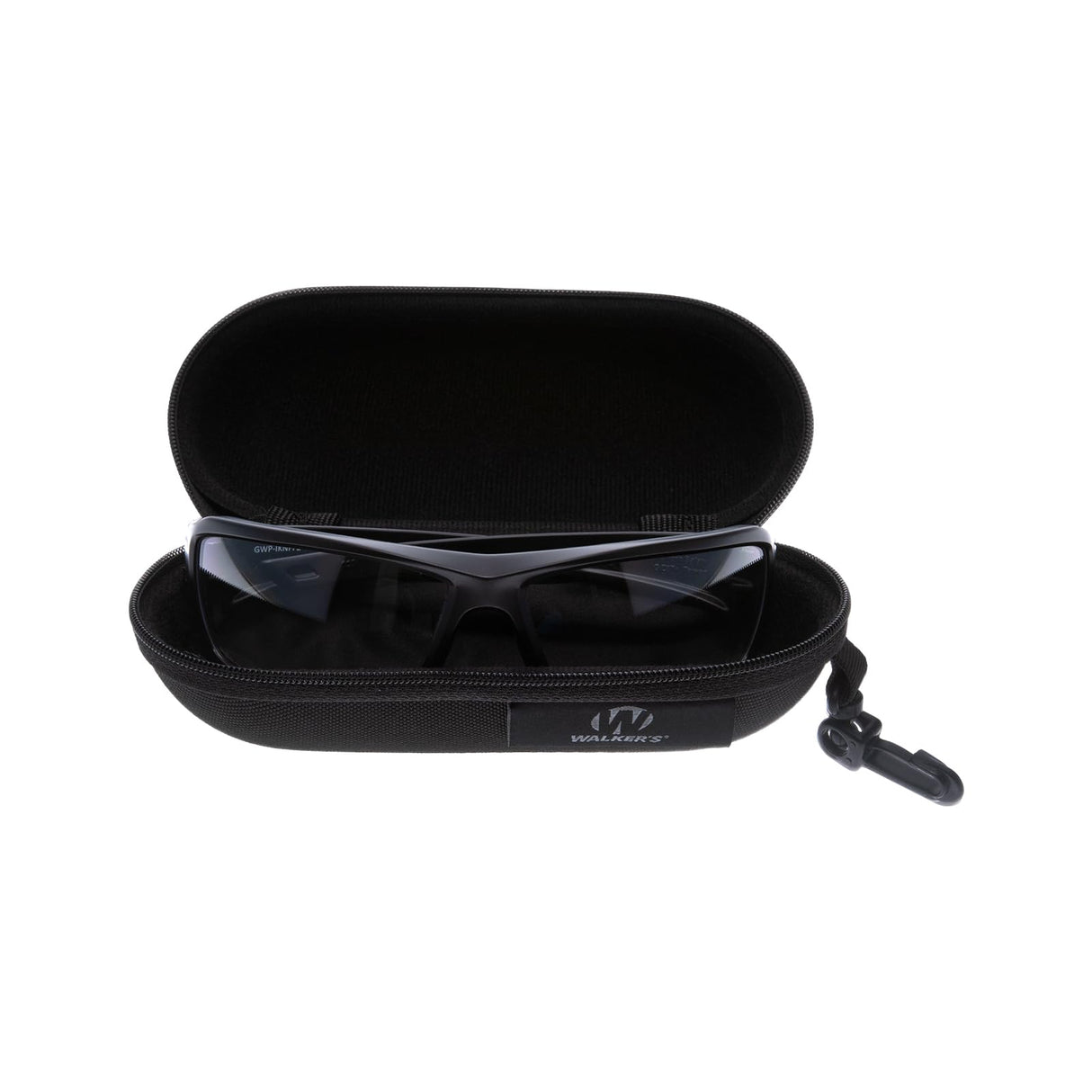Walker's GWP-IKNFF1-SMK Ikon Carbine Shooting Glasses - Smoke Lens w/Black Frame (Full Frame)