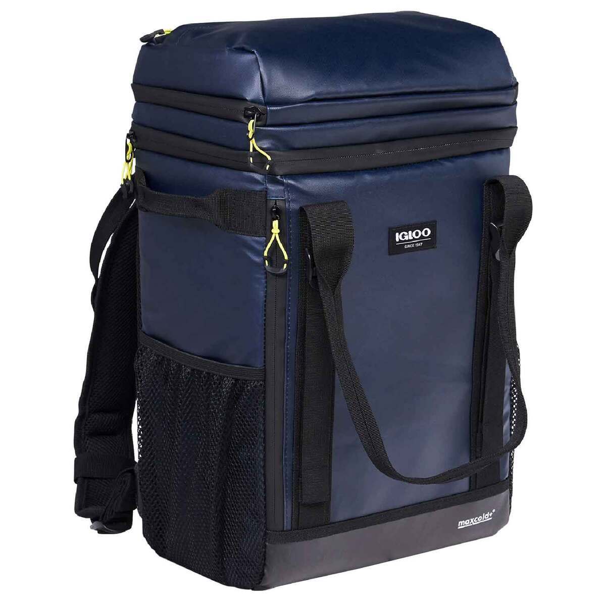 Igloo 00060458 MaxCold Ascent 24 Can Backpack Softside Cooler -Blue/Black