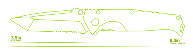 Schrade 1159324 Melee Assisted Opening Folder Knife