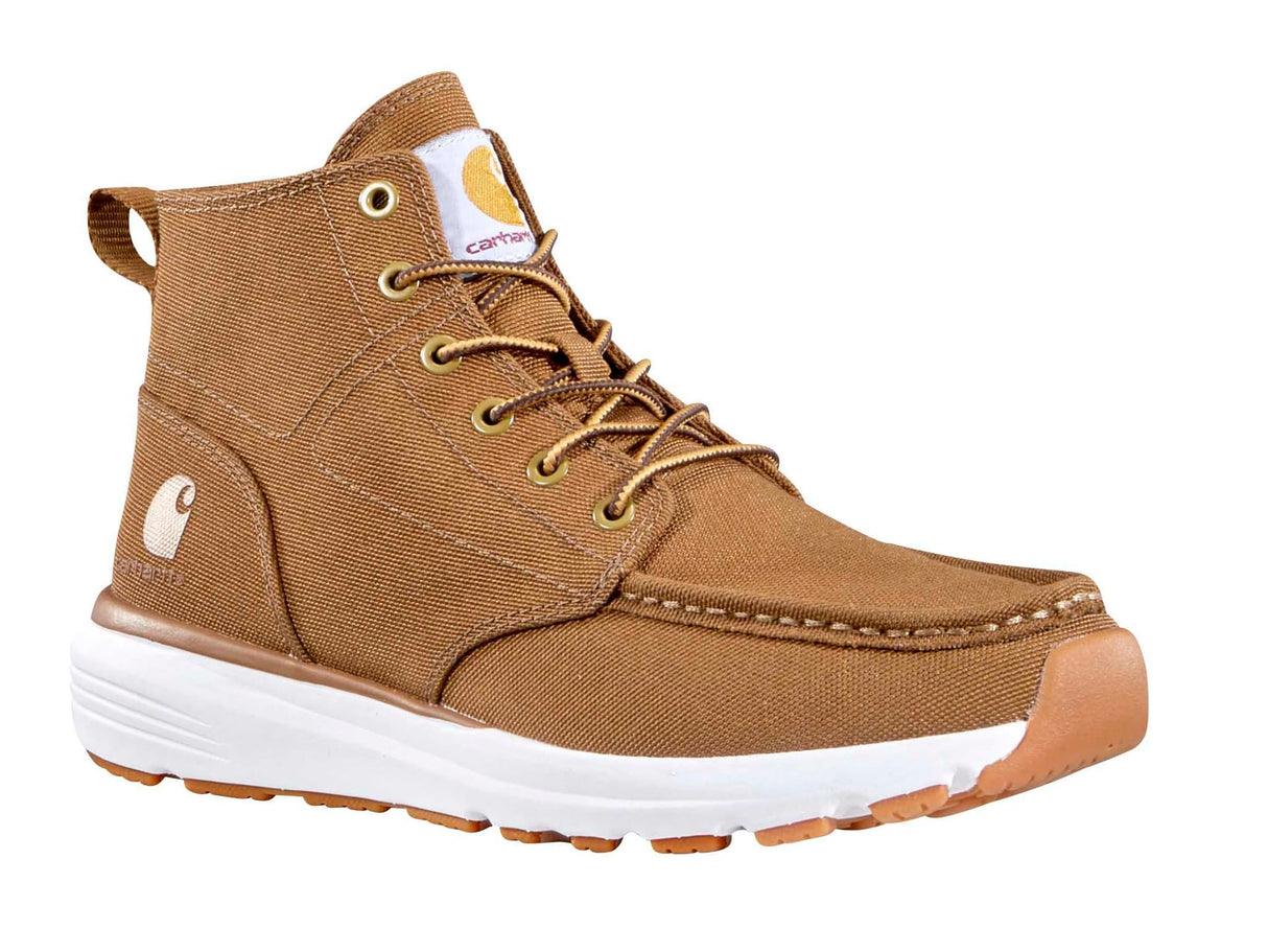 Carhartt FS4052-W10M Women's Haslett Moc Toe Canvas Chukka Boots -SIZE: 10M, Carhartt Brown