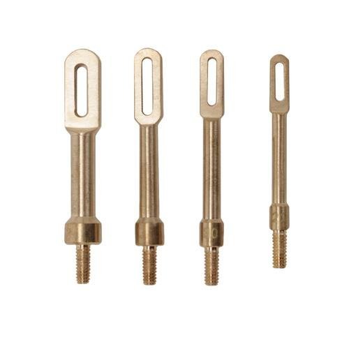 Tipton 554428 Solid Brass Slotted Tip Jags for Rifle/Handgun, set of 4