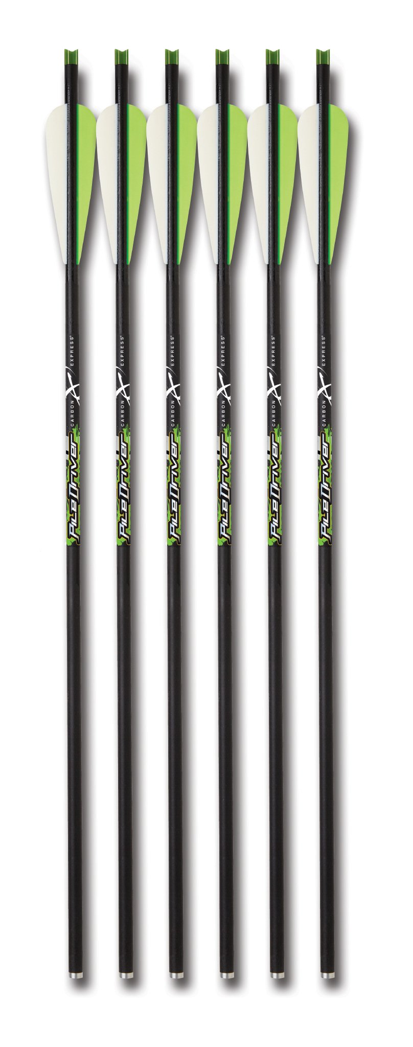 Carbon Express 52140 Piledriver 20" Crossbolt Moon Nock 6 Pack