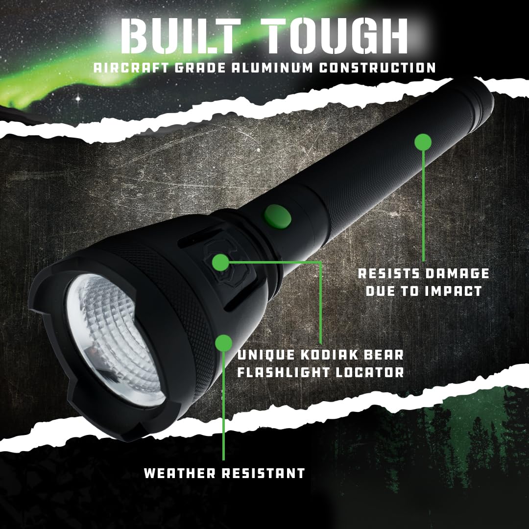 LitezAll 23030 Kodiak Kommander 4000 Lumen Flashlight