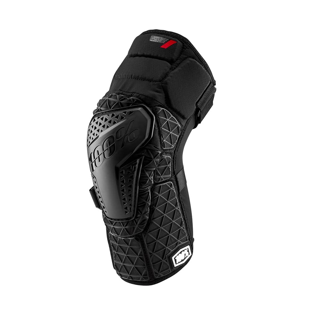 100% 90210-052-10 -Surpass Knee Guard -Grey Heather/Black -Small