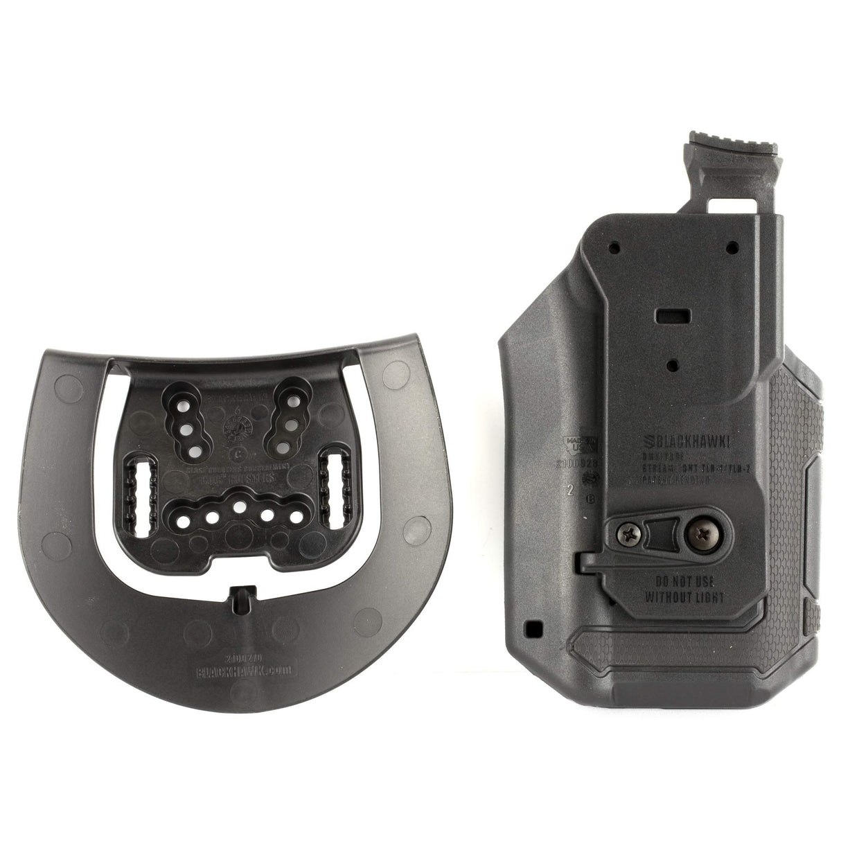 Blackhawk 419002BBL Omnivore MultiFit Holster (Left-Handed) -Black (FITS: Streamlight TLR 1 & 2)